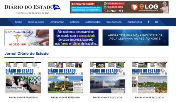 Site de Noticias - Diário Oficial do Estado